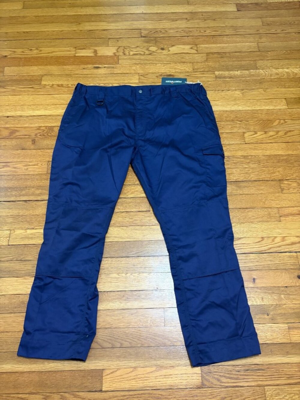 Portwest Mens Super Worker Trousers Size 46x31 Navy Blue Workwear Pants NWT